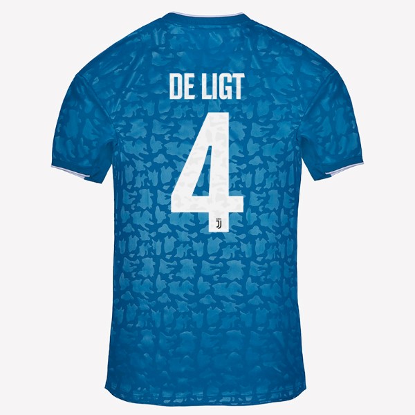 Maillot Football Juventus NO.4 Ligt Third 2019-20 Bleu